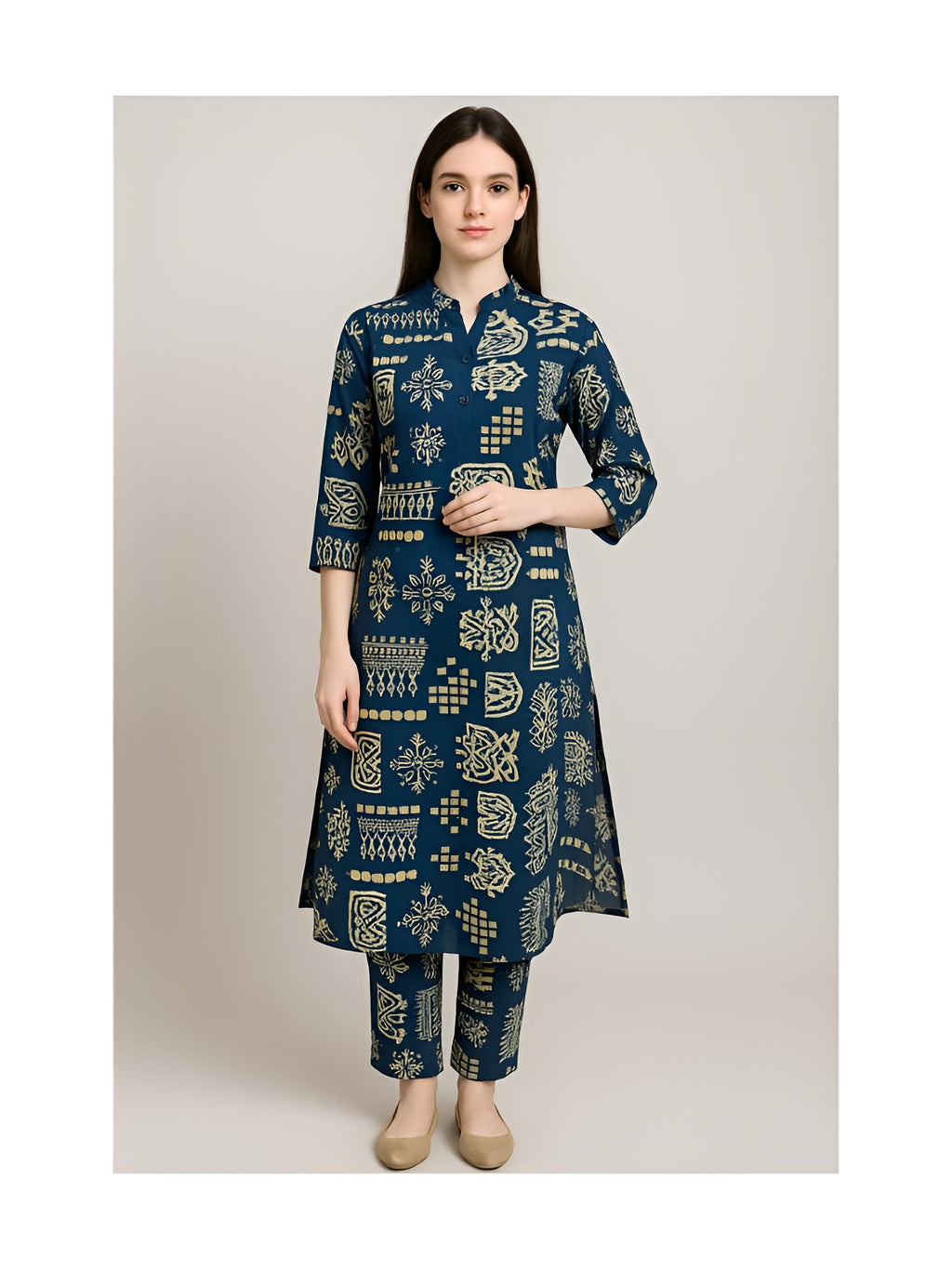 Dark Blue Co-ord set with pant
