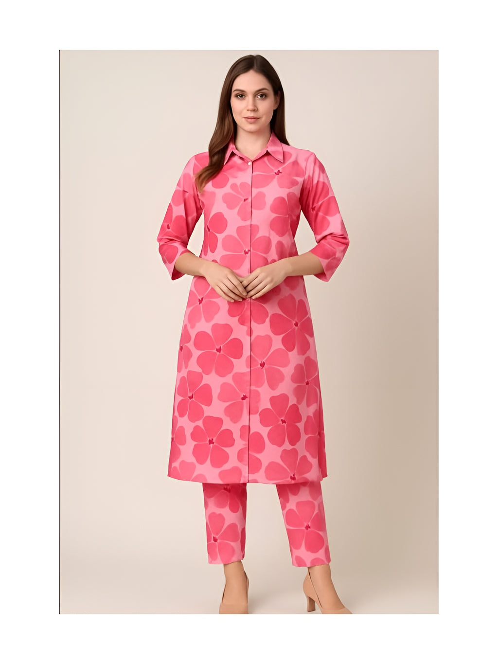 Pink co-ord set with pant